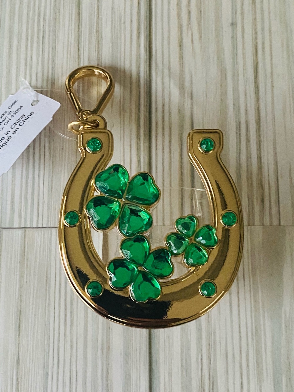 Bath & Body Works Lucky Horseshoe and Clover Pocketbac Holder